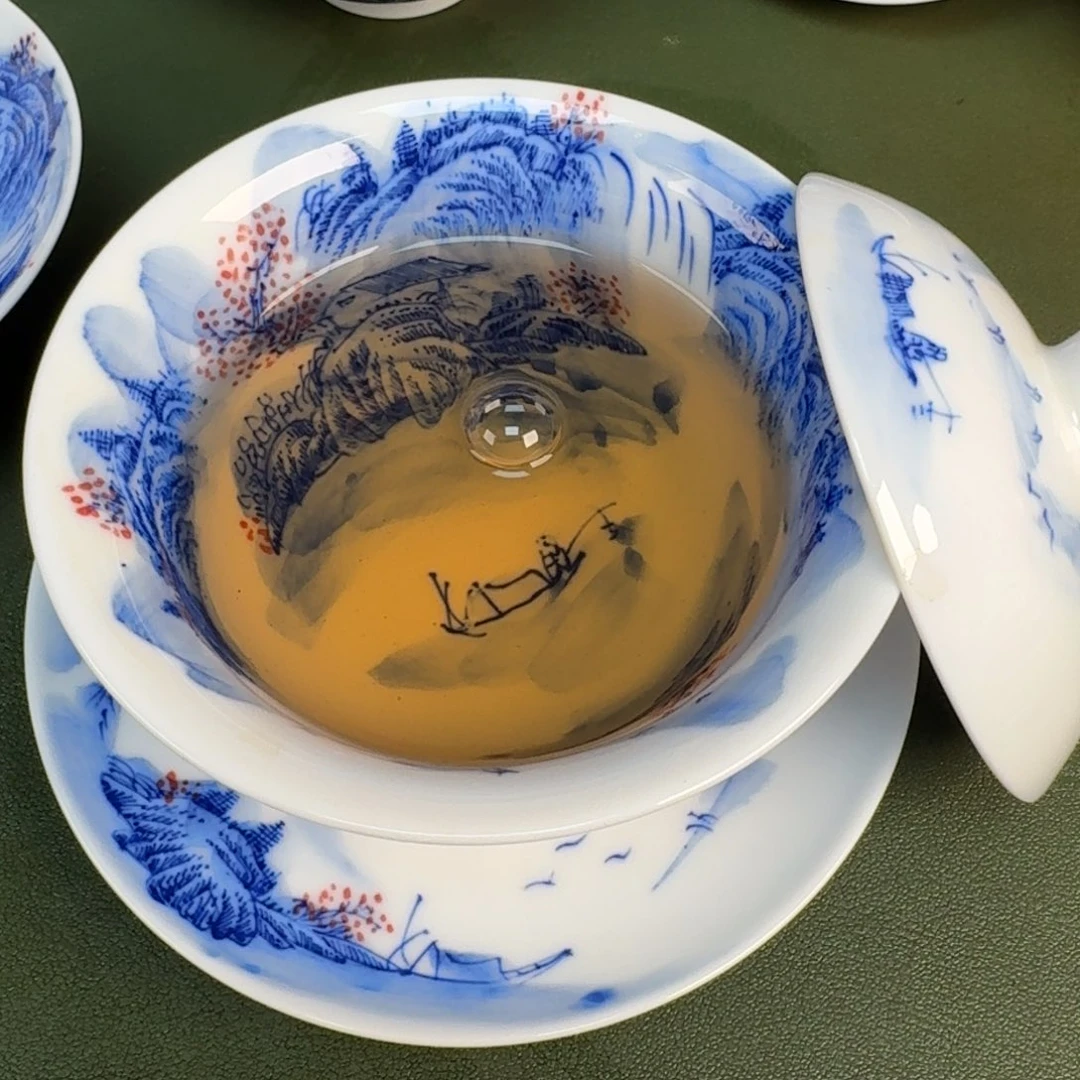 景德镇纯手绘茶具圆圆230