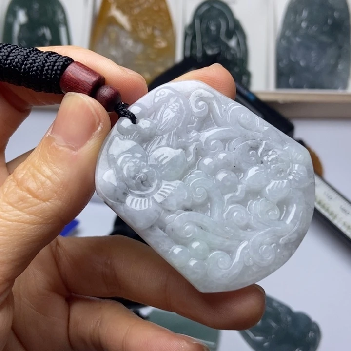 翡翠未镶嵌挂件翡翠