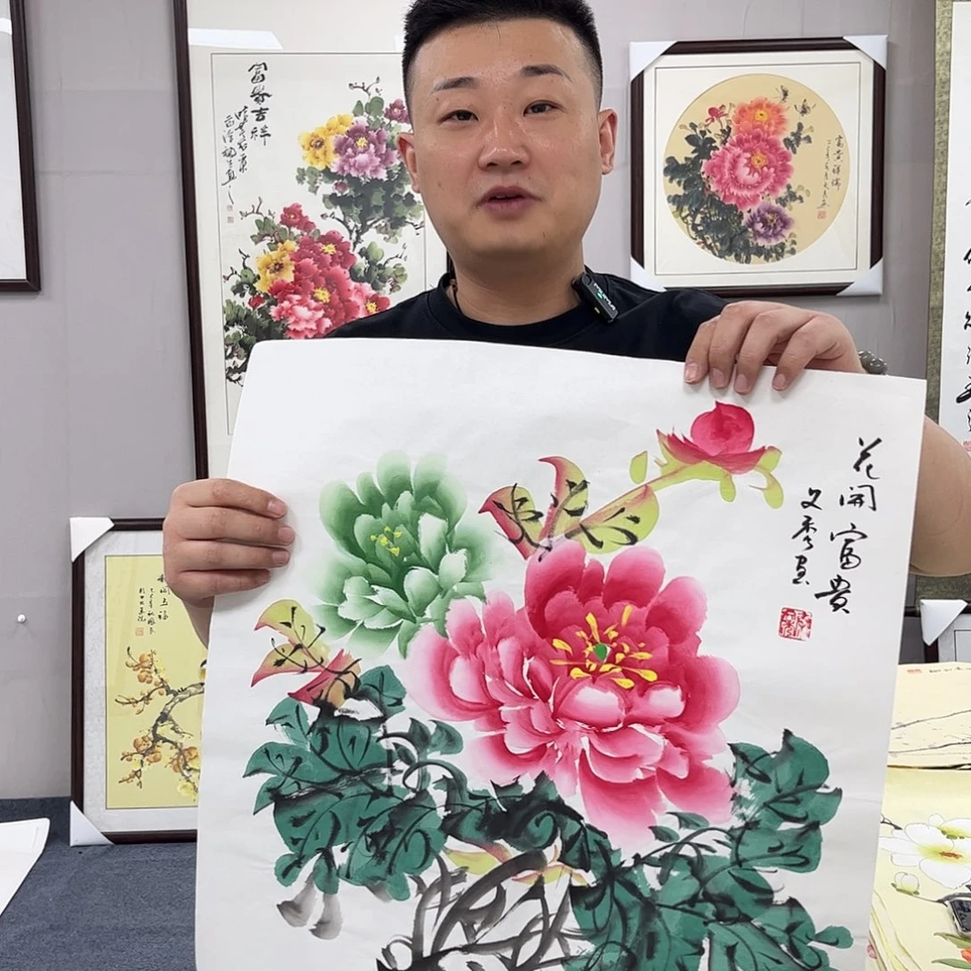 国画国画作品宣纸纯手绘