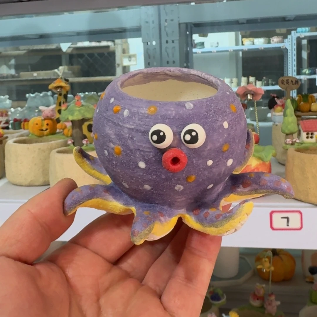 厂家直销手工花盆摆件