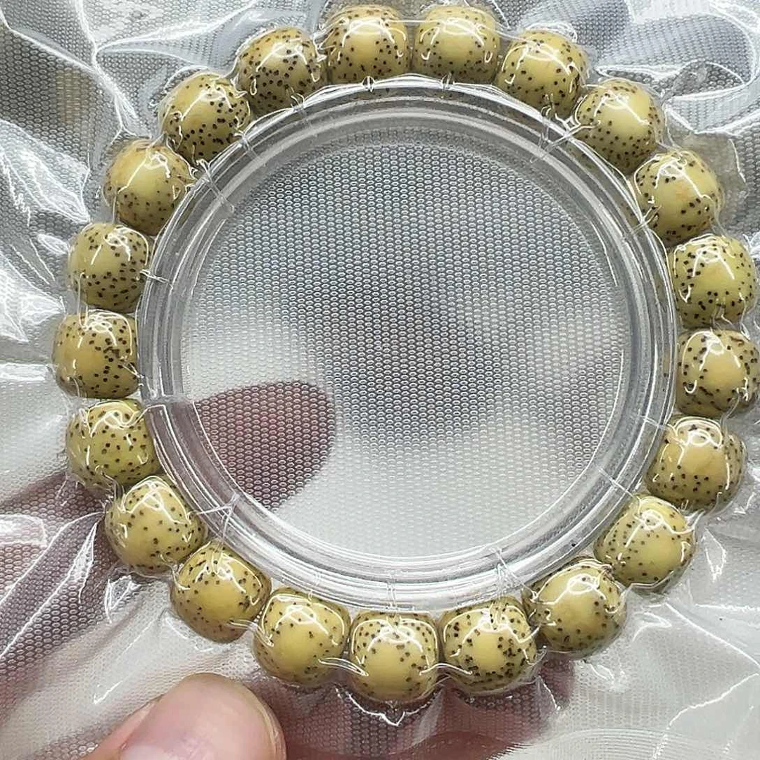 星月菩提手串177荣耀黄星月菩提单圈1.1