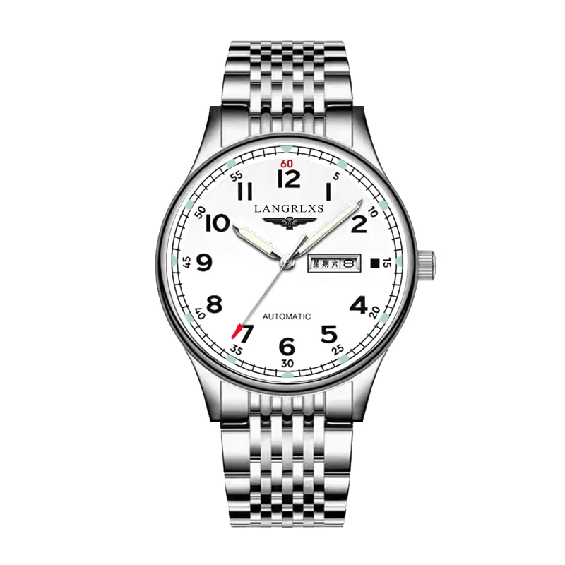 【专柜直发】新款名匠系列高奢男士防水腕表全盘夜光针手表送表带B