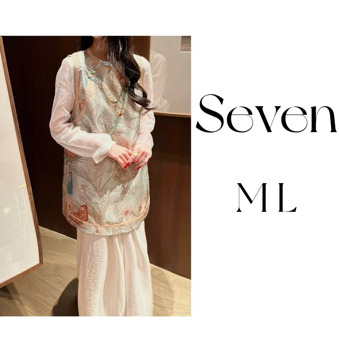 新中式国风复古提花马甲