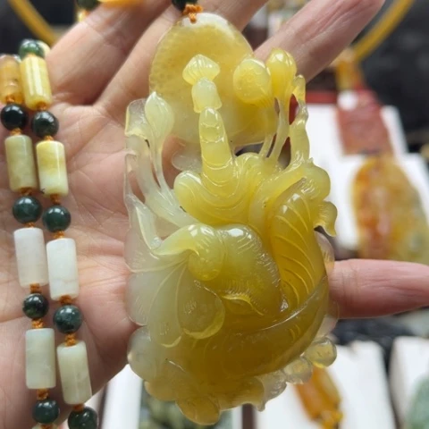 岫玉挂件未镶嵌挂件