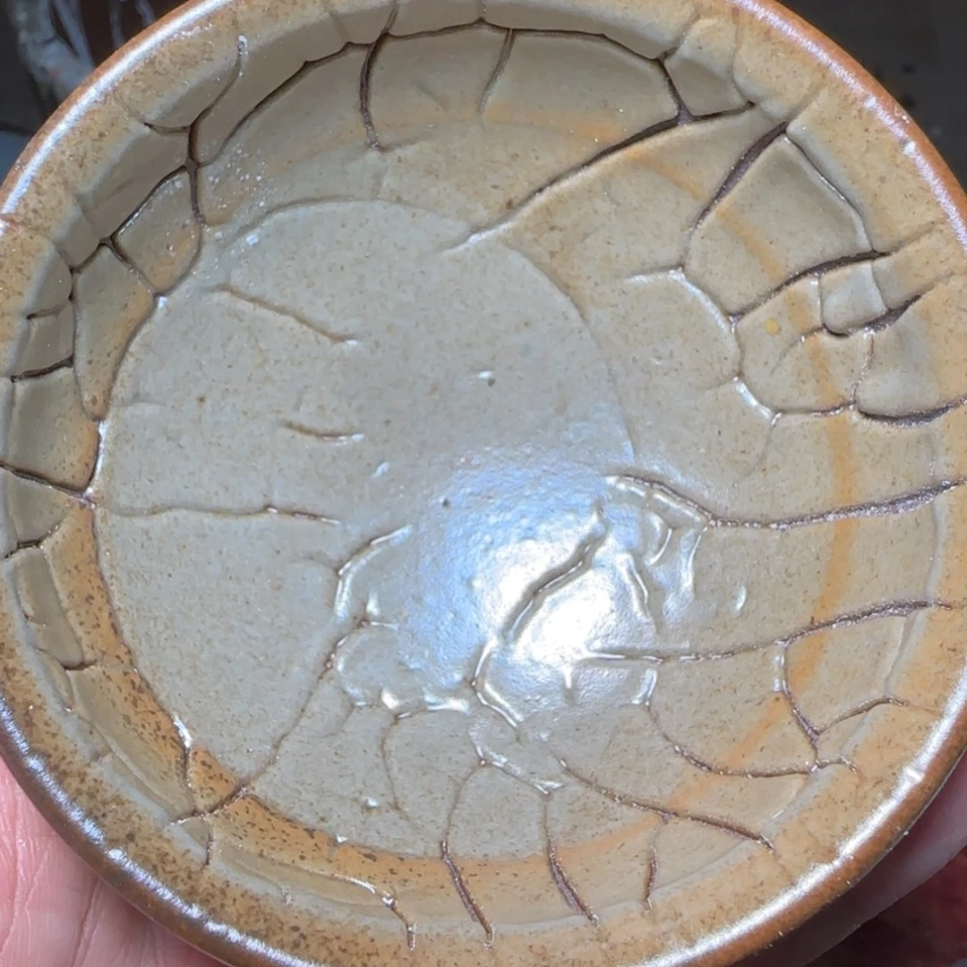 柴烧建盏茶盏茶杯186