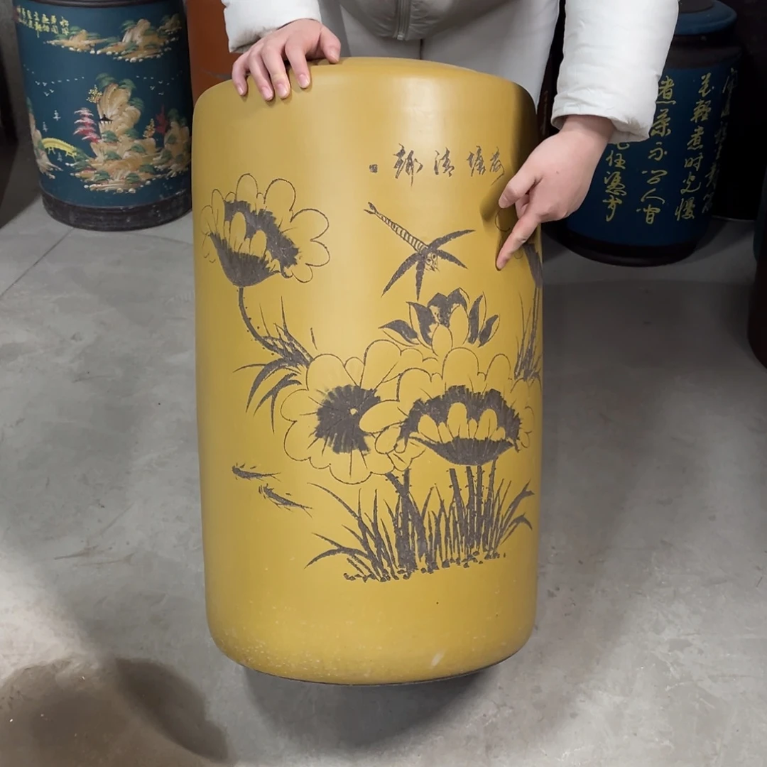 宜兴原矿紫砂茶叶罐