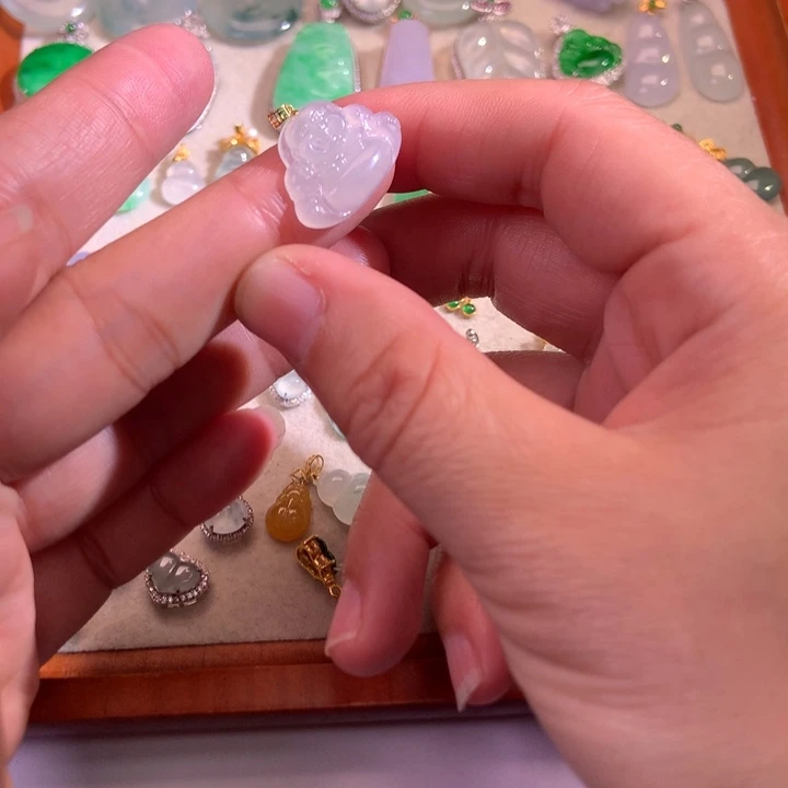 翡翠未镶嵌颈饰11111122222