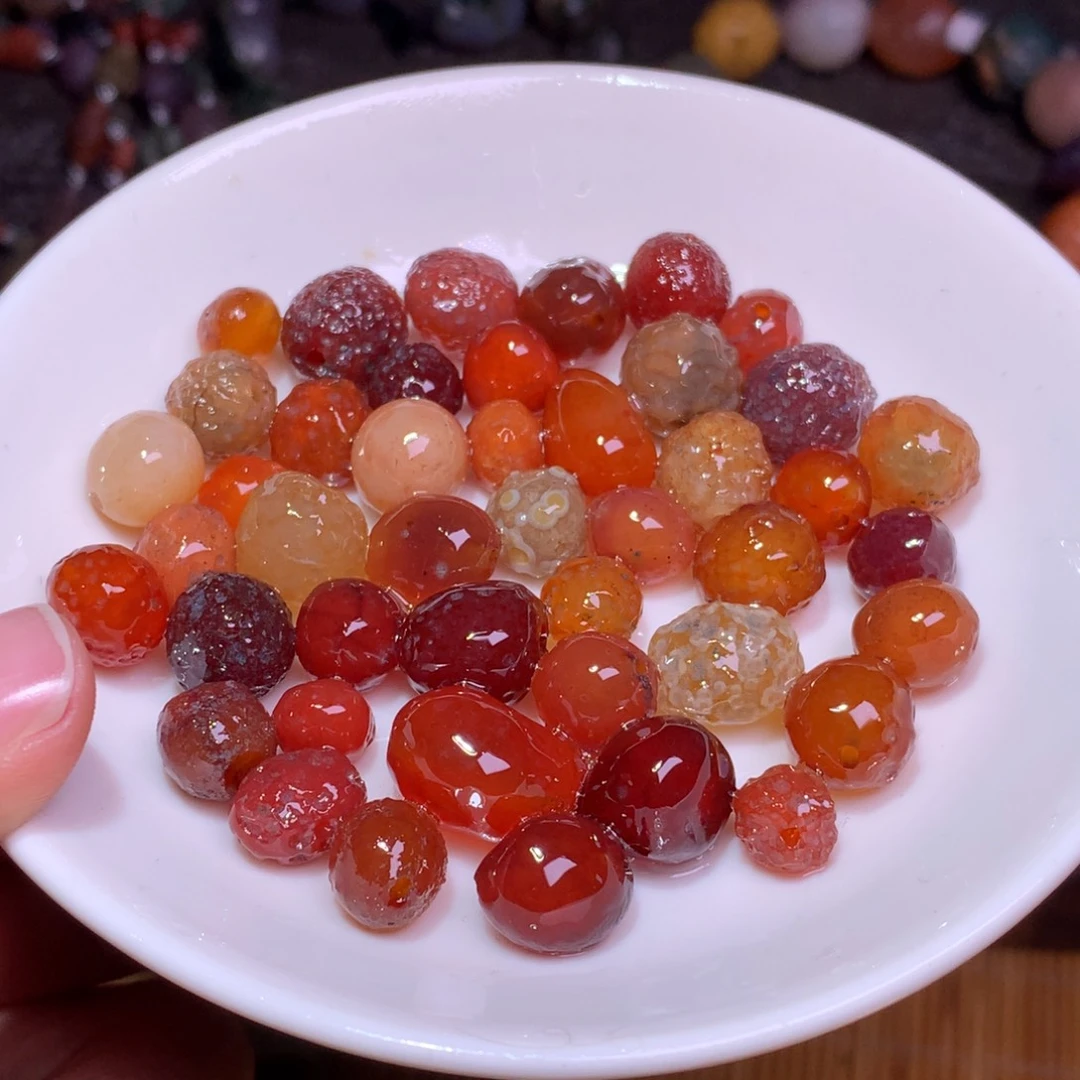 未镶嵌玛瑙/玉髓珠宝半成品