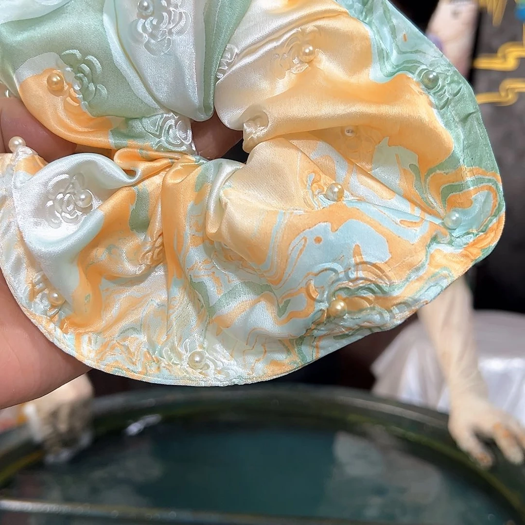 790精品圆饼发圈手作