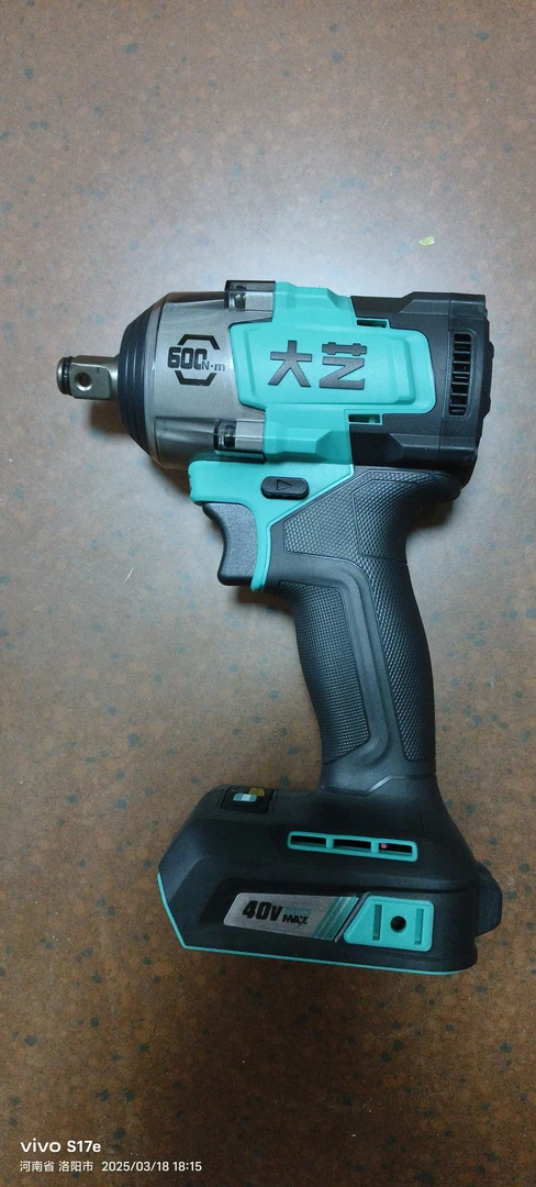 大艺40V电动扳手600牛大扭力无刷锂电冲击扳手汽修架子木工电风炮