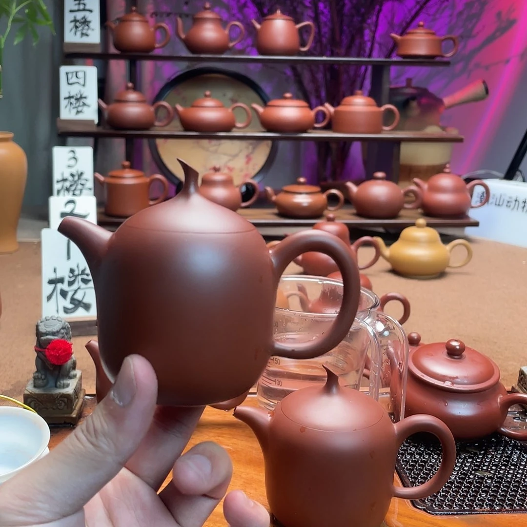 紫砂茶壶唐*牛一帆风顺130cc