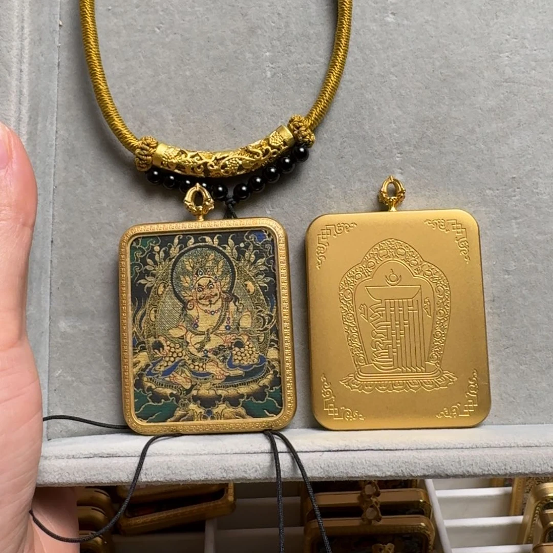 吊坠M*A单面私人定制黄财神