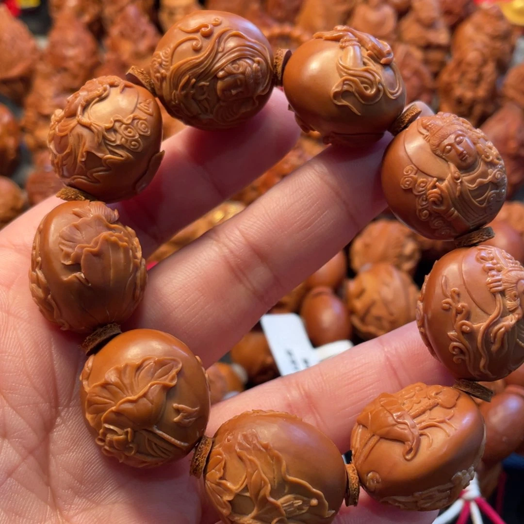 【闪购商品】手串/手链橄榄核荷叶观音