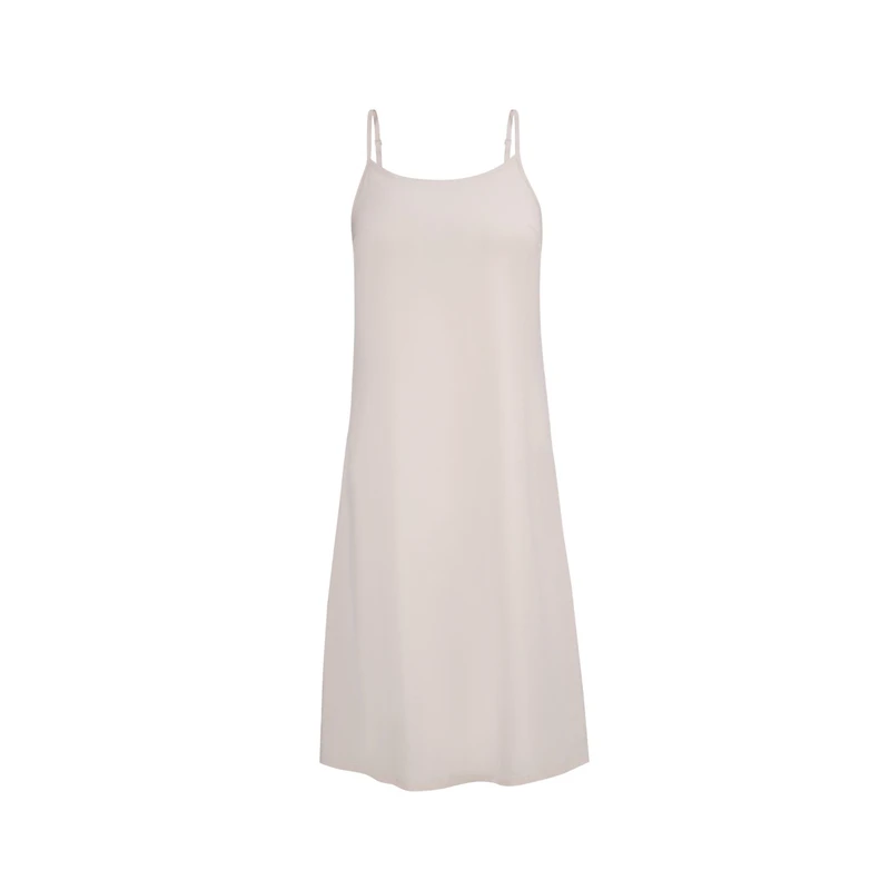 夏季女士内搭气质简约百搭打底裙无袖长款时尚