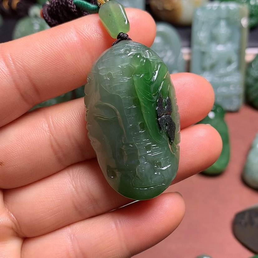 【闪购商品】和田玉挂件未镶嵌坤*