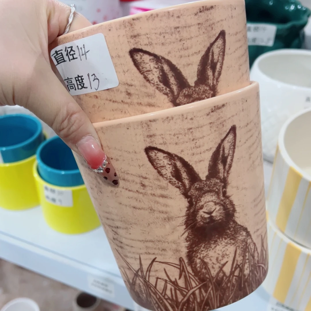 有孔，陶瓷花盆满10米包邮发货