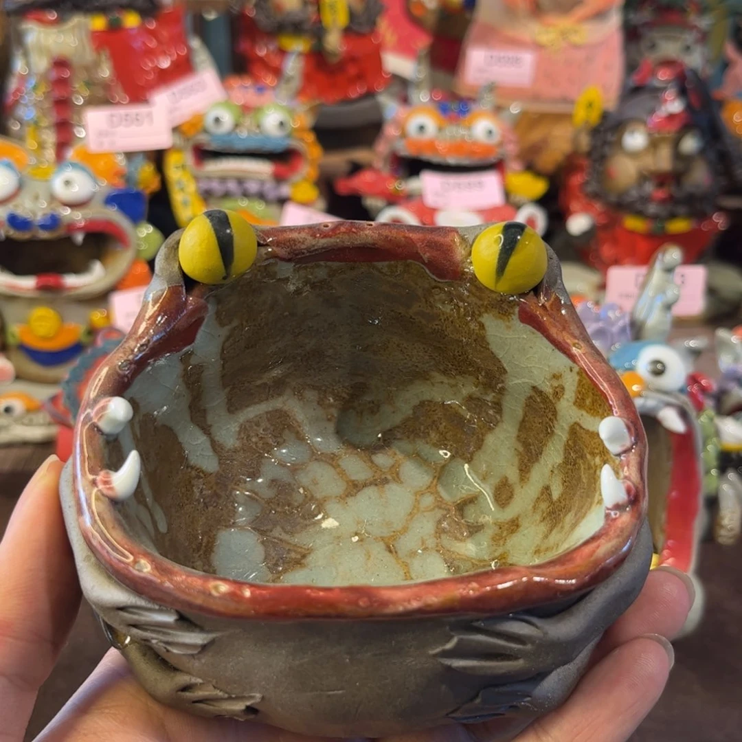泥塑纯手工茶宠摆件