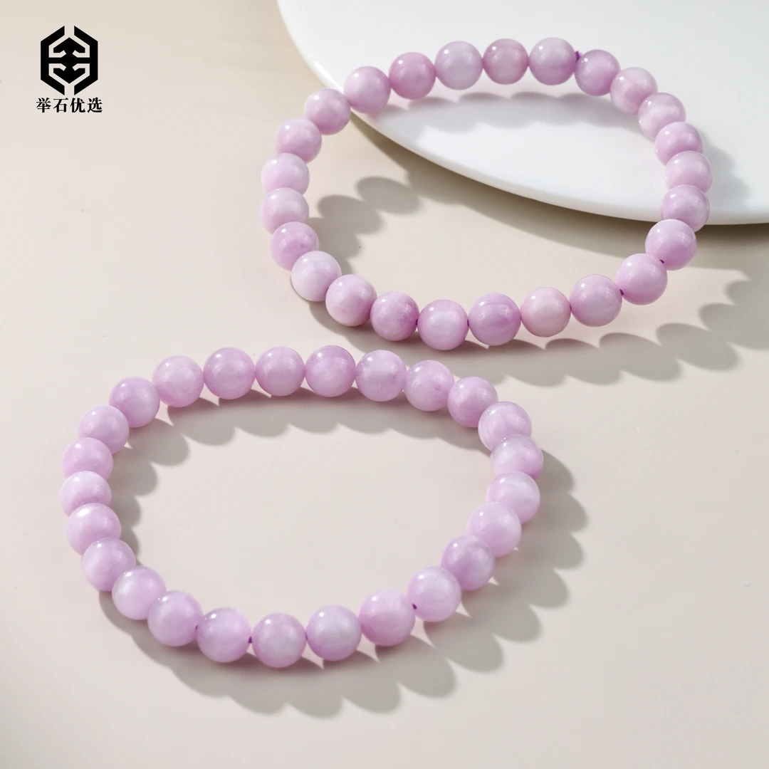 【举石优选】H0528-H9-68锂辉石手串（一件/多样性发/约6mm+）O