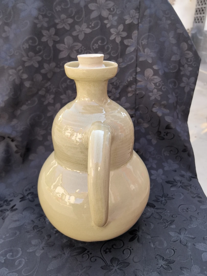 纯手工纯土陶精致酒壶,容水量2L左右