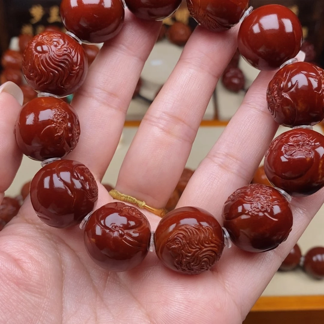 橄榄核吊坠强****）十八罗汉