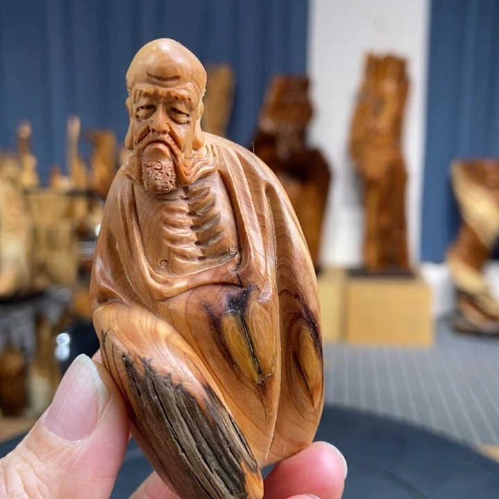 柏木（崖柏）手把件