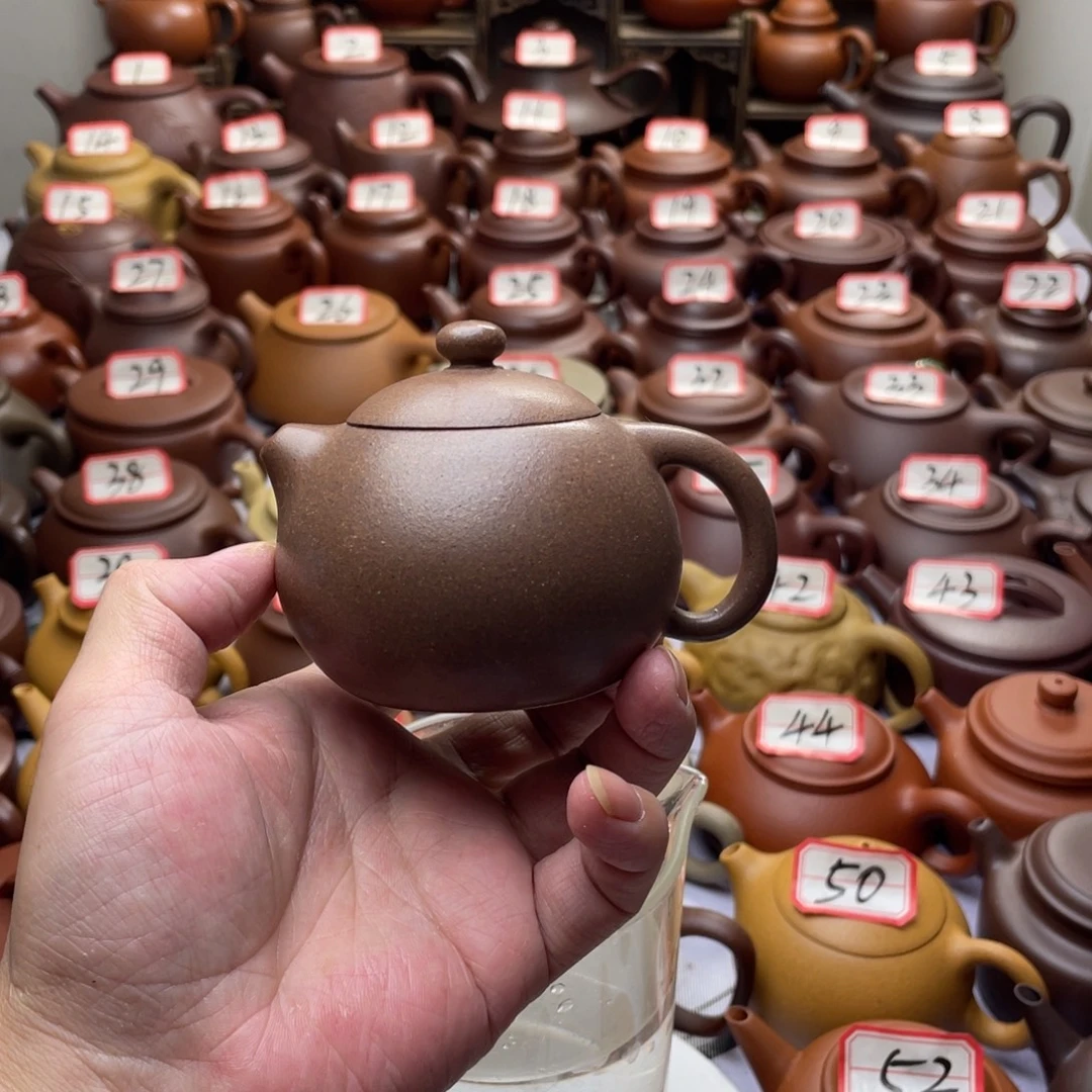 风***马茶壶紫砂微瑕全手工