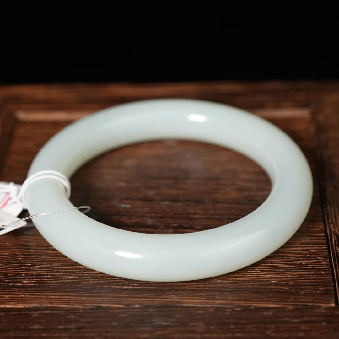 清代和田白玉手镯ACHYFGA60240829011