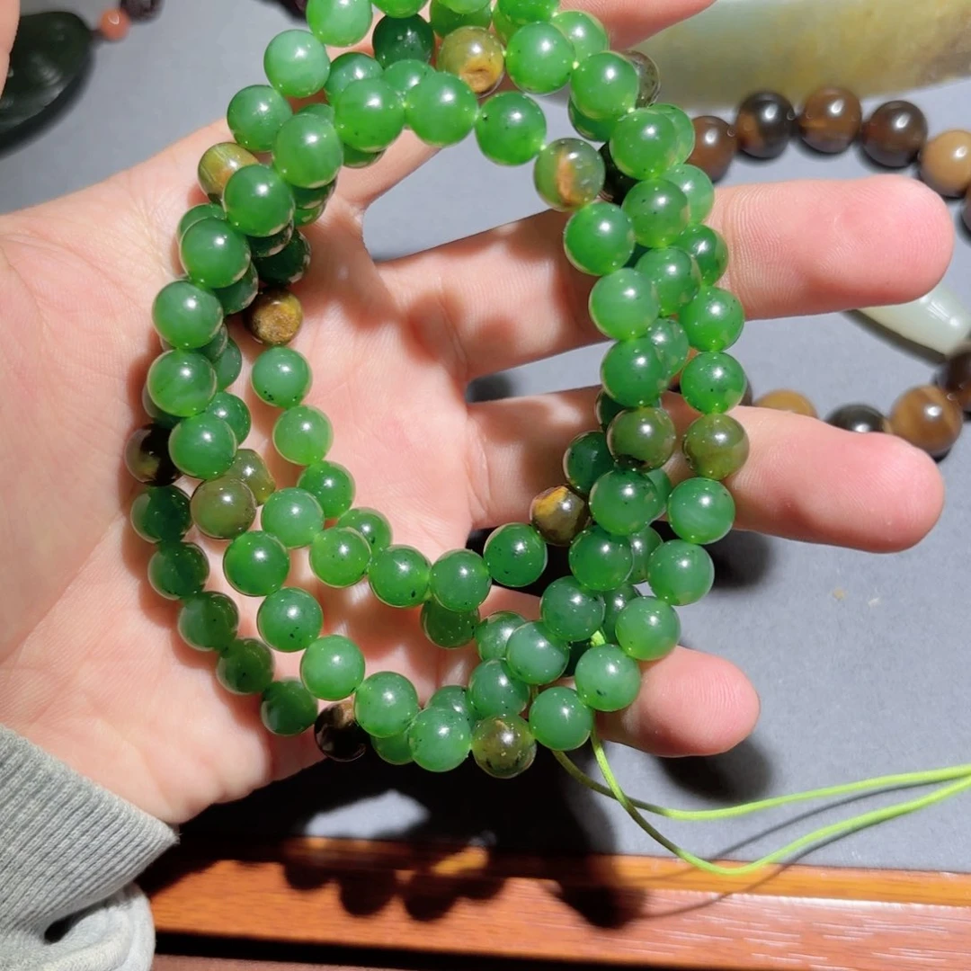 和田玉手链未镶嵌A****鲤