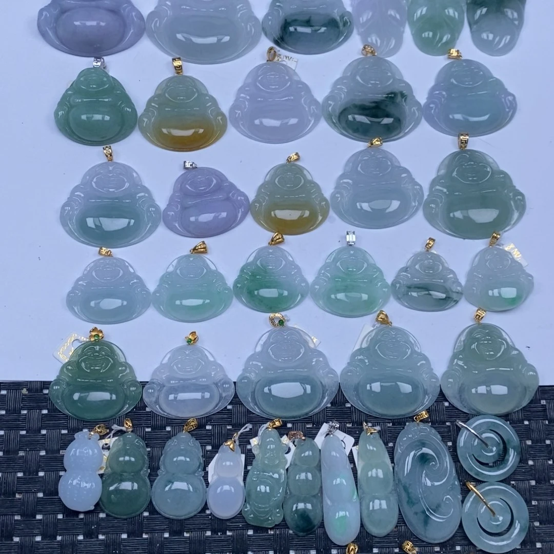 翡翠未镶嵌颈饰天然翡翠