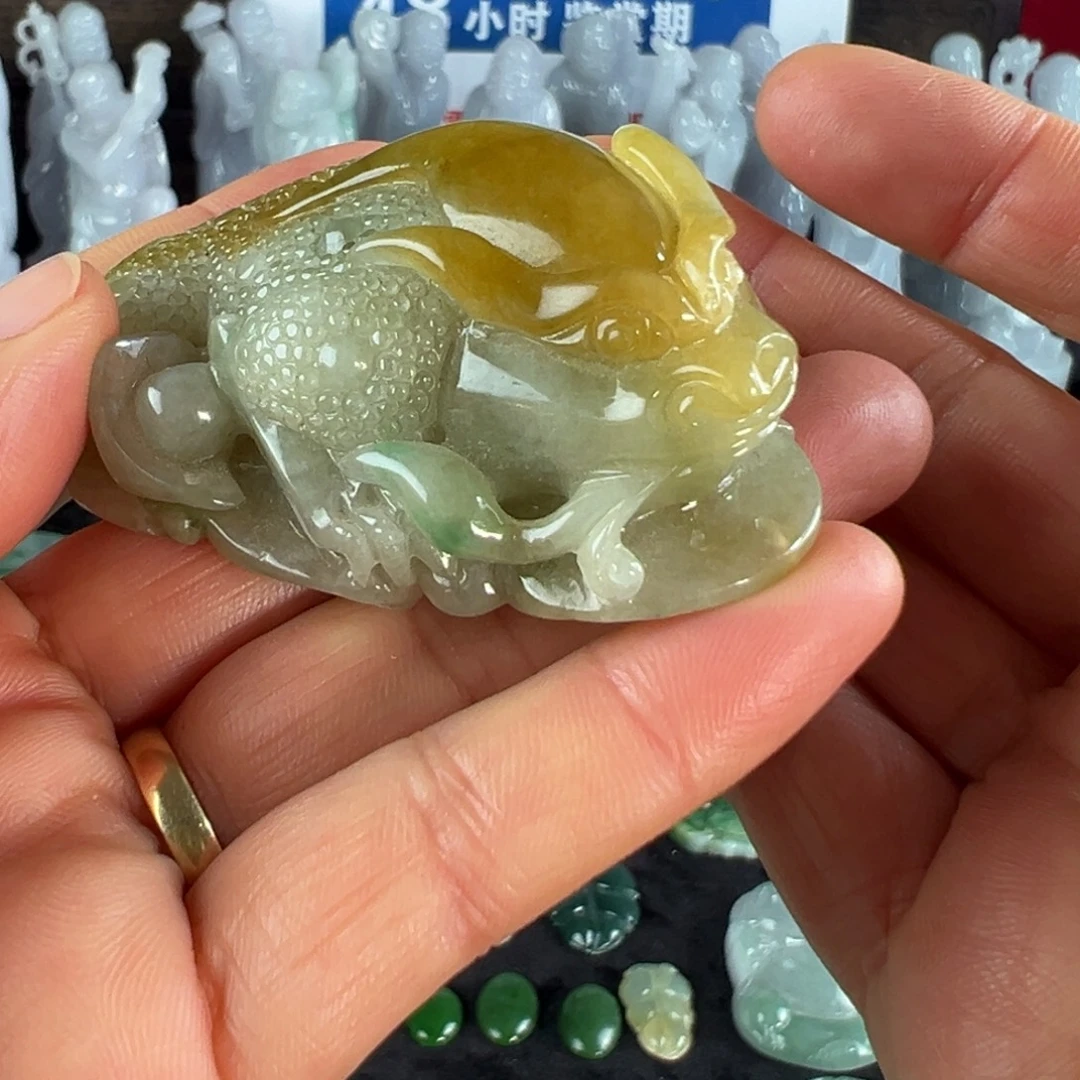 翡翠未镶嵌手镯天然翡翠挂件