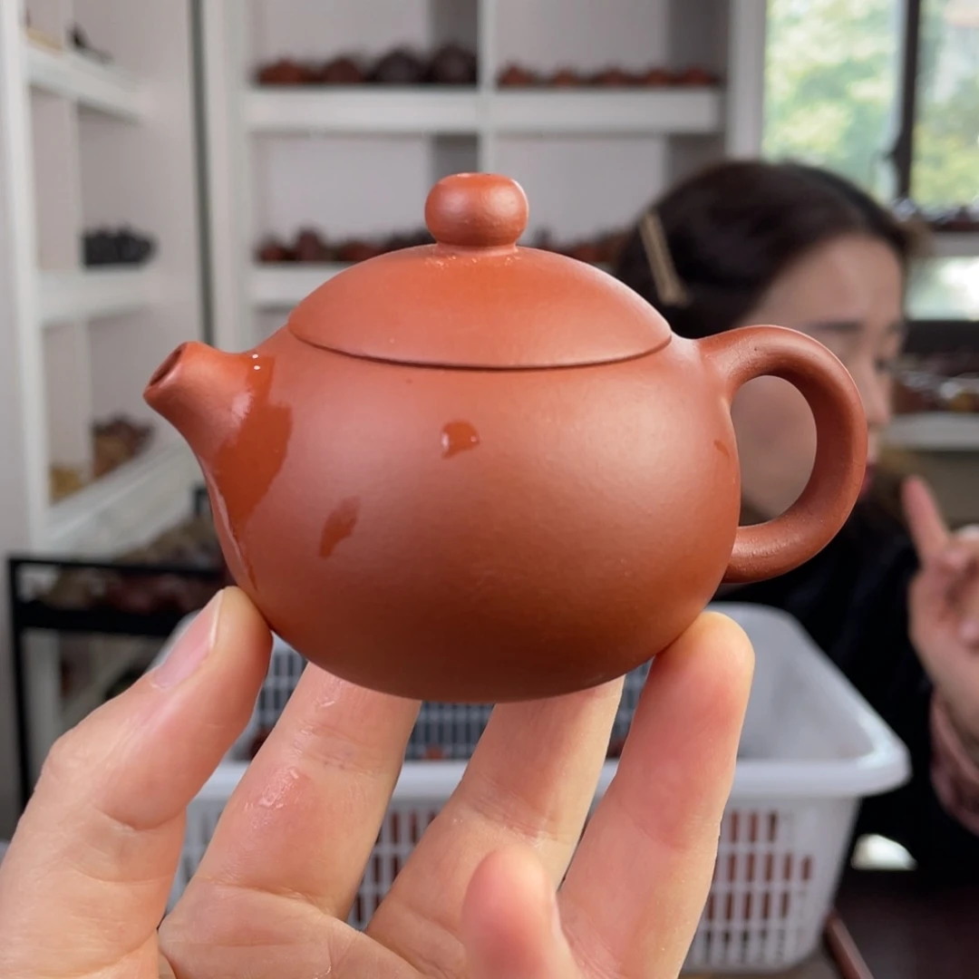 紫砂茶壶红清水小西施90cc