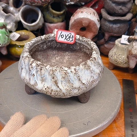 粗陶花盆手工花盆制作