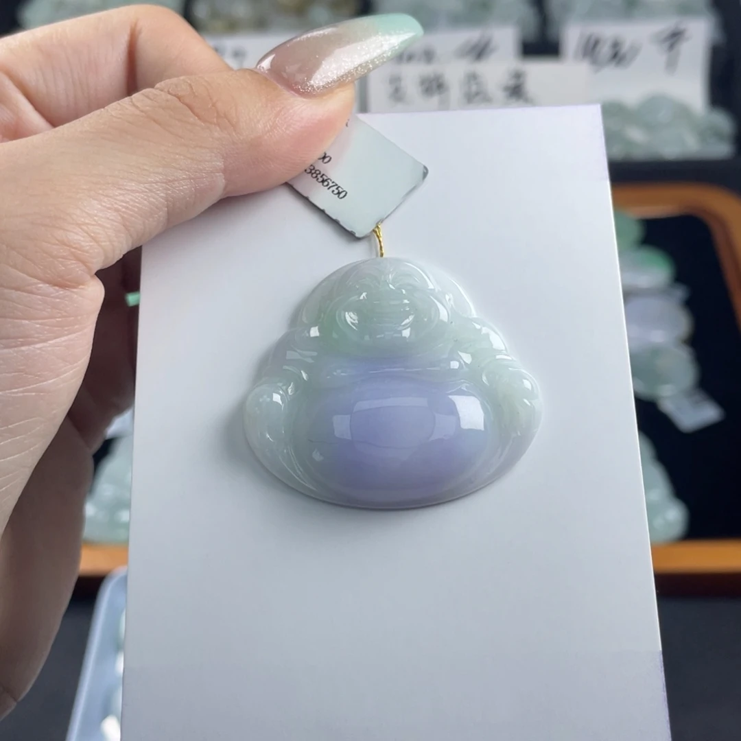 颈饰未镶嵌翡翠佛公