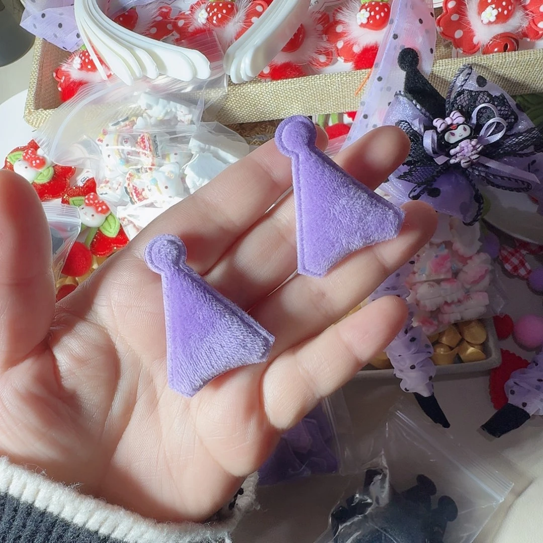 小号紫色酷洛米耳朵50个