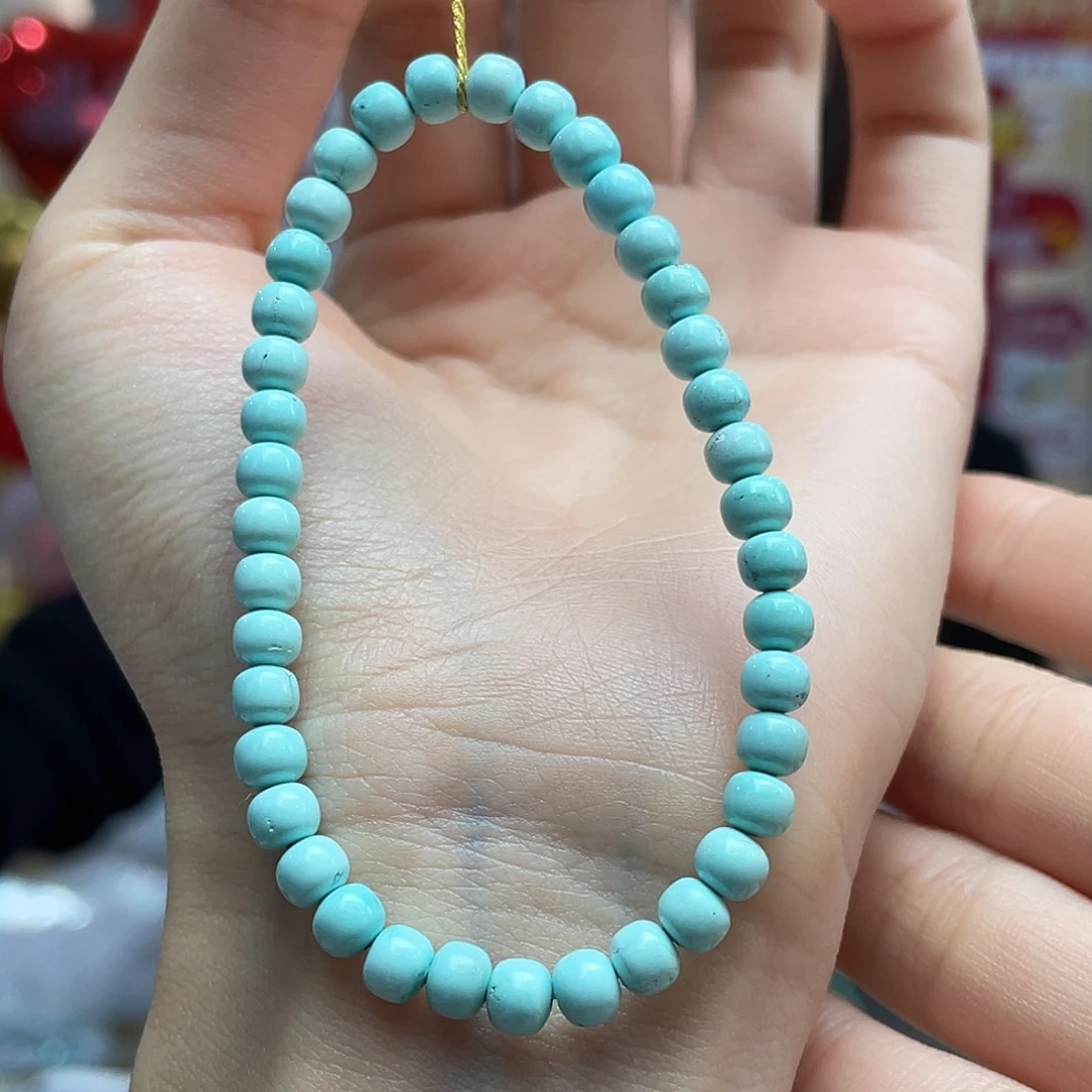 绿松石18K金镶嵌颈饰