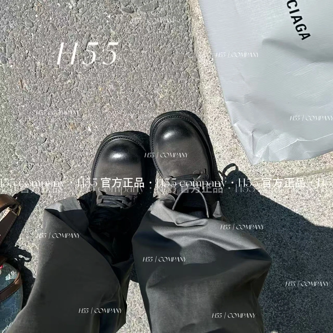 【NQ】黑暗骑士-重工火烧云擦色8孔骑士马丁靴4cm03-2859【N】