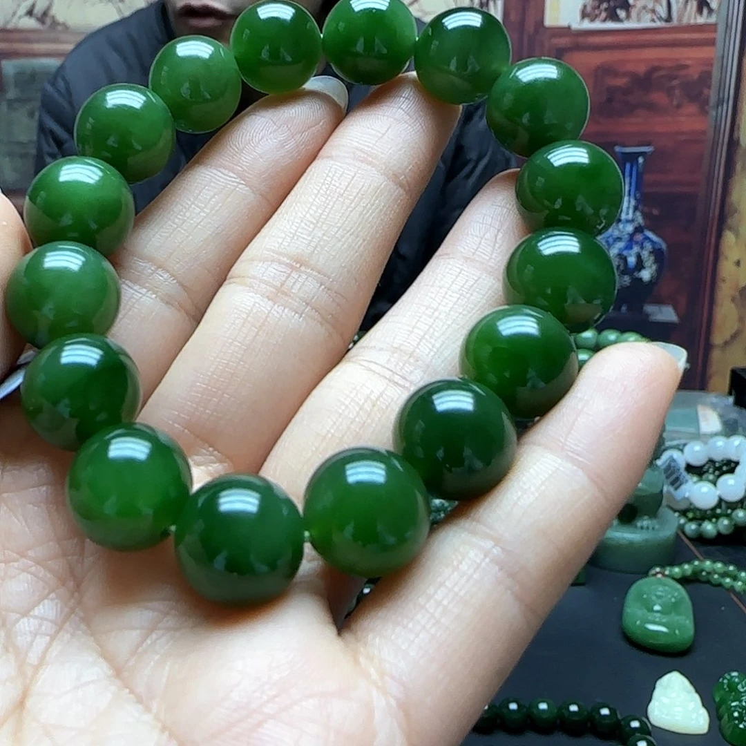 和田玉手串未镶嵌