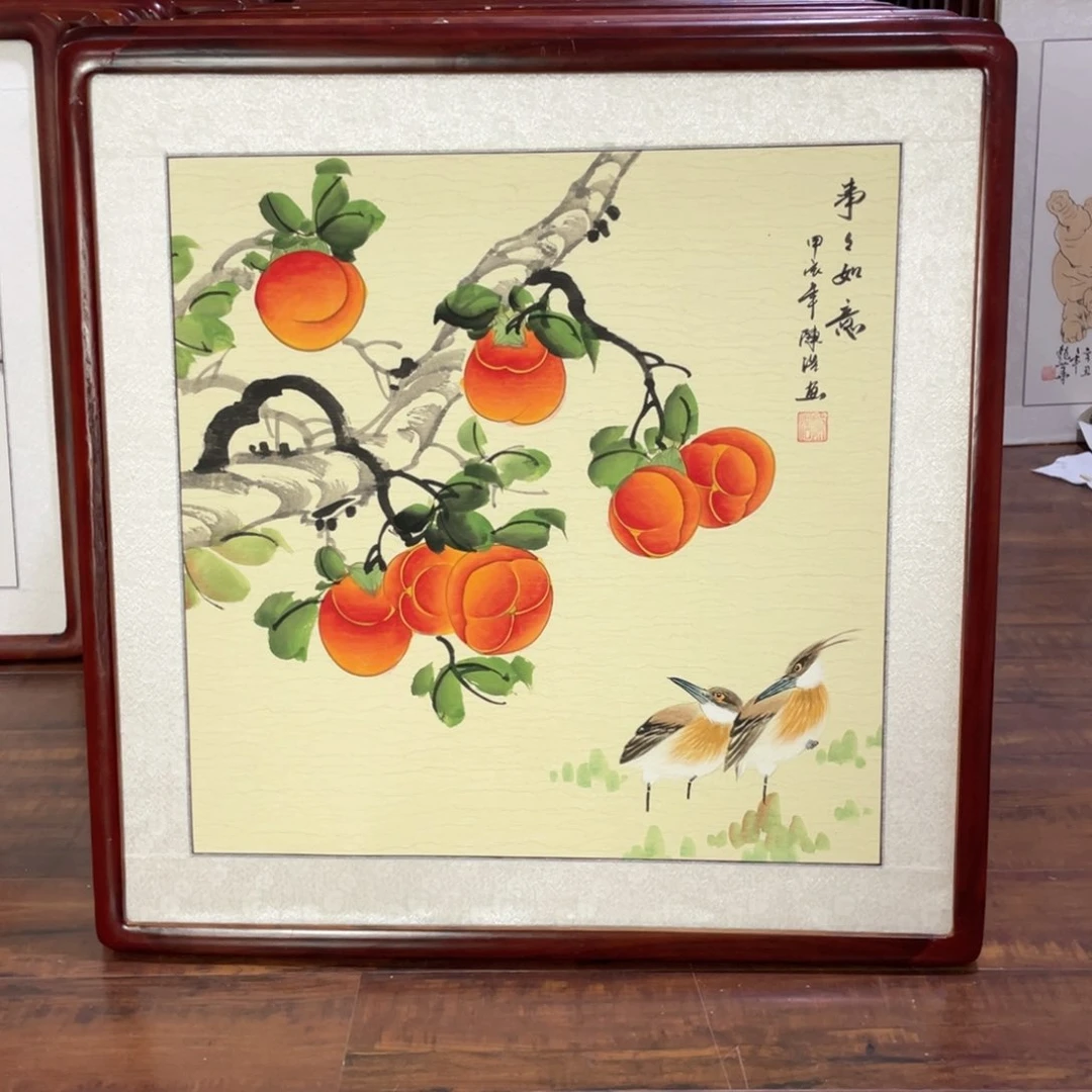 国画带框尺寸63*63厘米