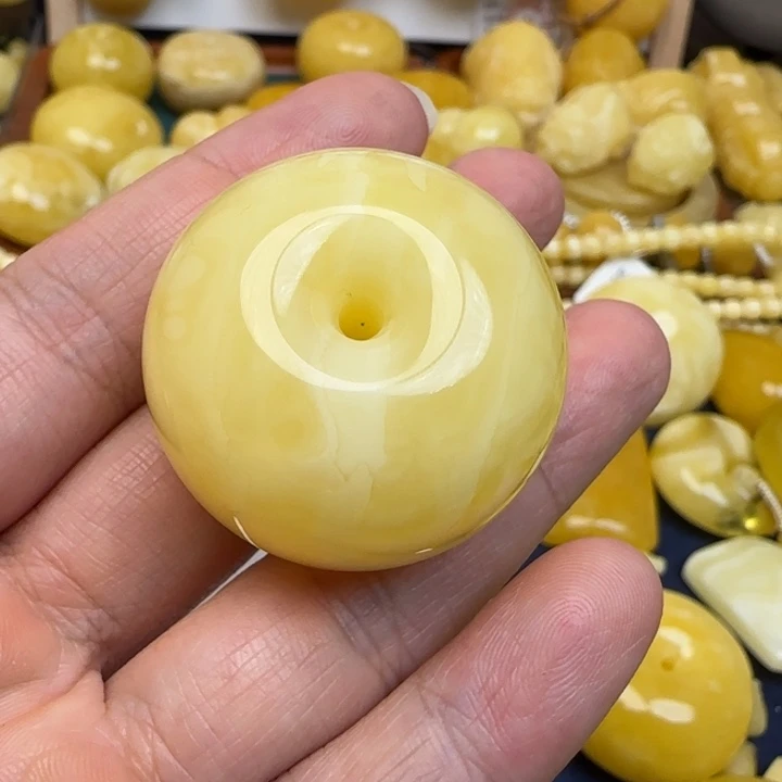 蜜蜡未镶嵌毛衣链天然蜜蜡