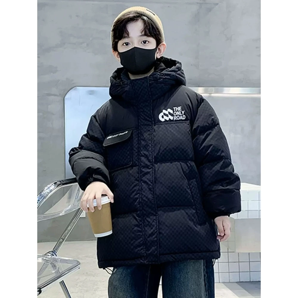 巴拉巴拉童装适用儿童装男童羽绒服冬装2025新款中长款秋冬款男孩