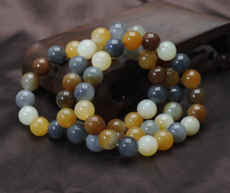 【山哥专享】和田玉楼兰手串9.5+（多样性发其一） BY021116