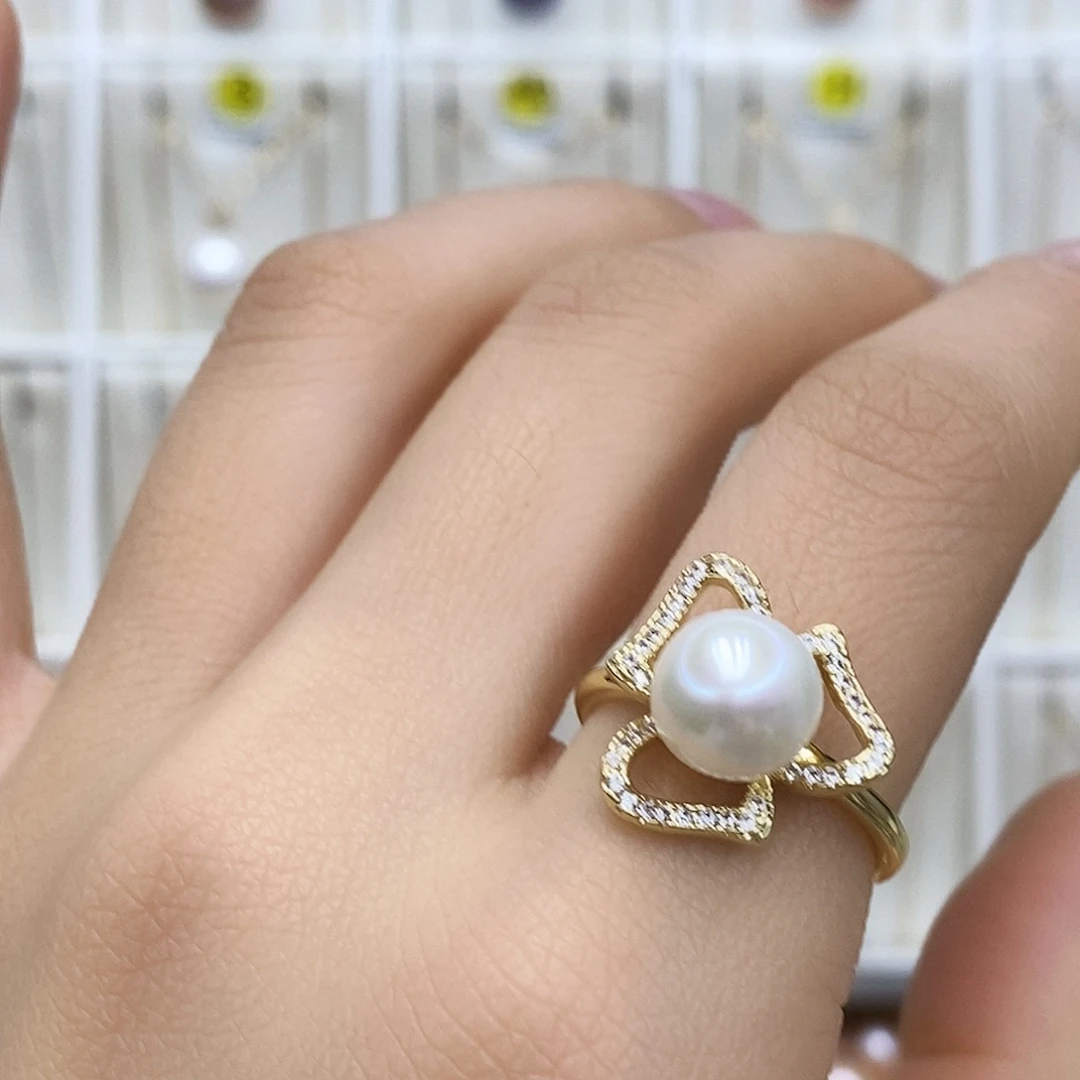 淡水珍珠吊坠(赠链)合金