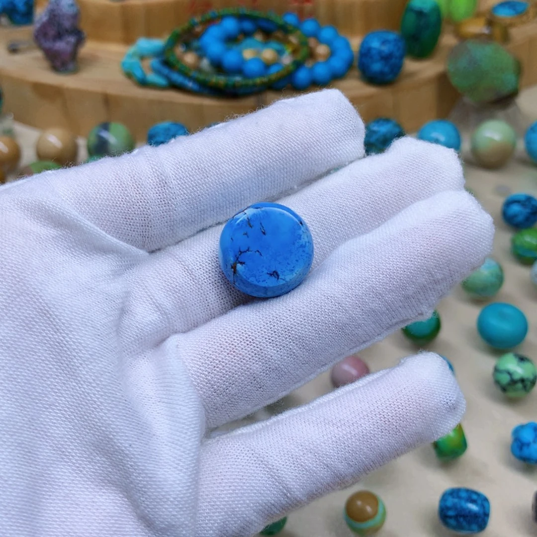 绿松石未镶嵌三彩随行