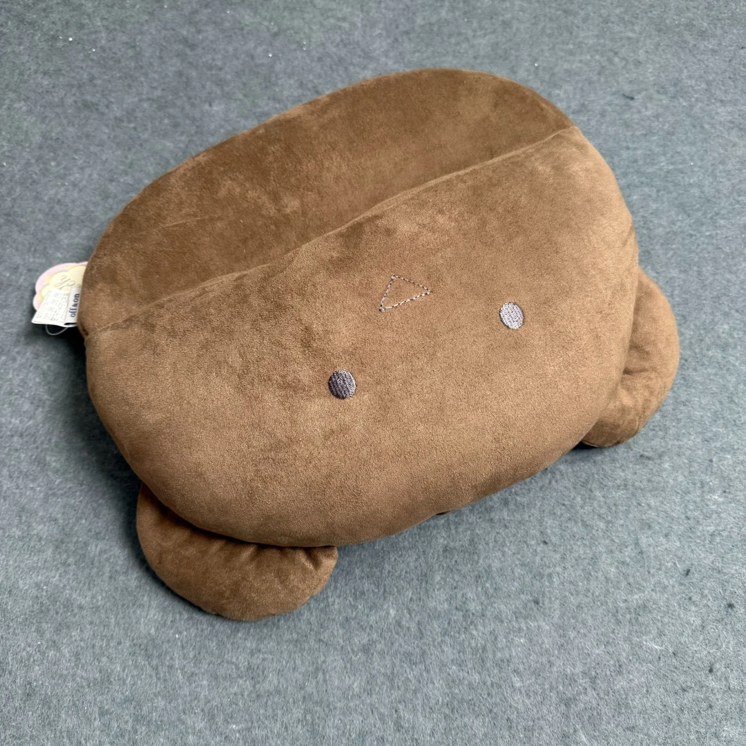 萌系咖色小熊秋冬季暖脚神器