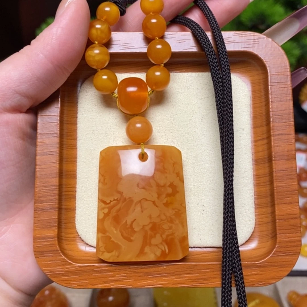 【闪购商品】蜜蜡颈饰未镶嵌项链