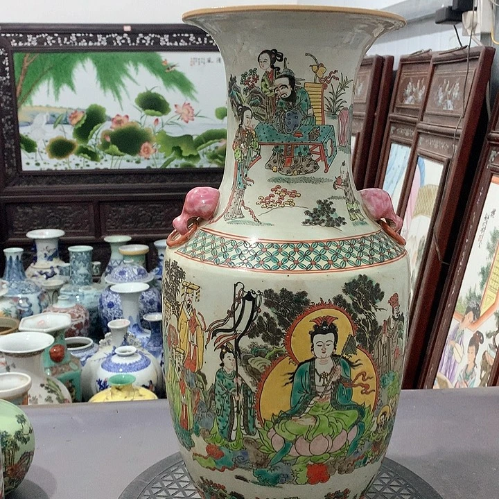 摆件陶博古架陶瓷摆件