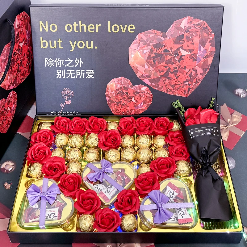 Dove/德芙万圣节仪式巧克力玫瑰花束礼盒送女友老婆女生生日礼物