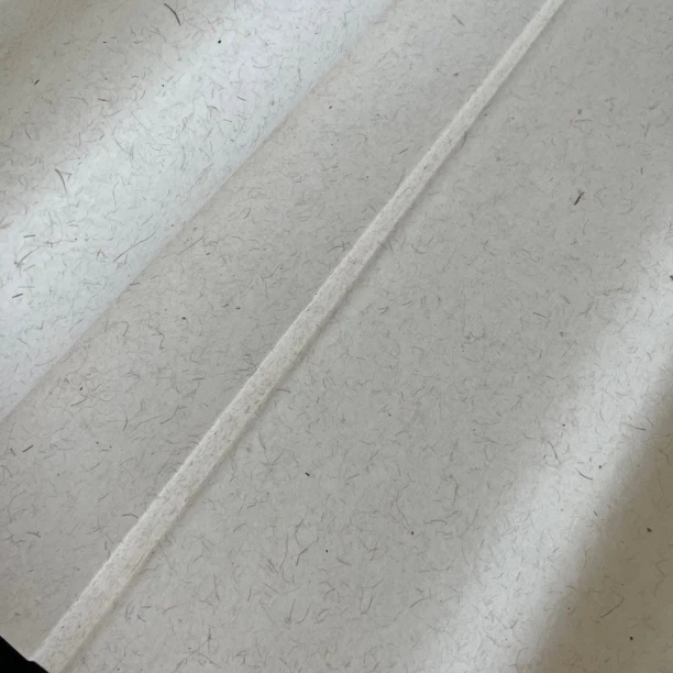 六尺对开山麻麻纸50张半生熟