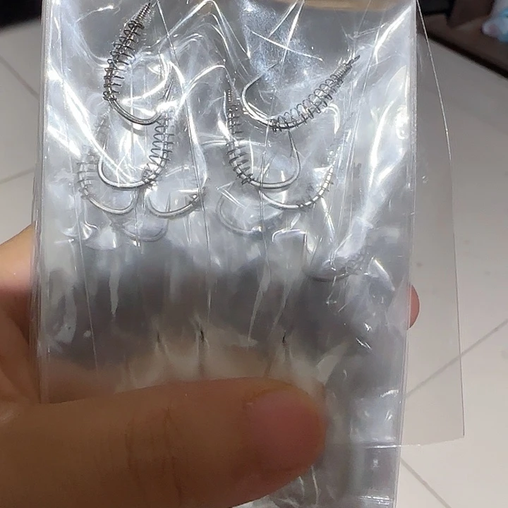 ✎****鲢鳙有刺5号钩4.0得线50副