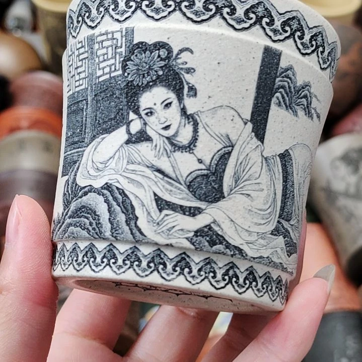 茶杯紫砂宜兴紫砂茶具正品